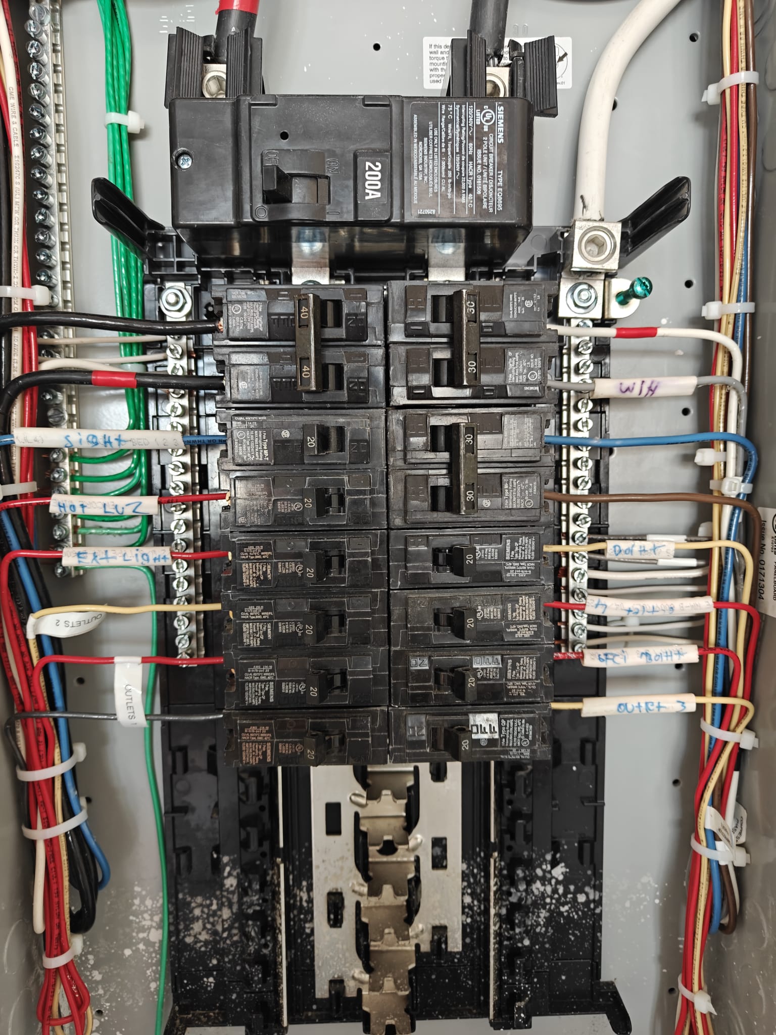 ROSENPER electrical control panel work
